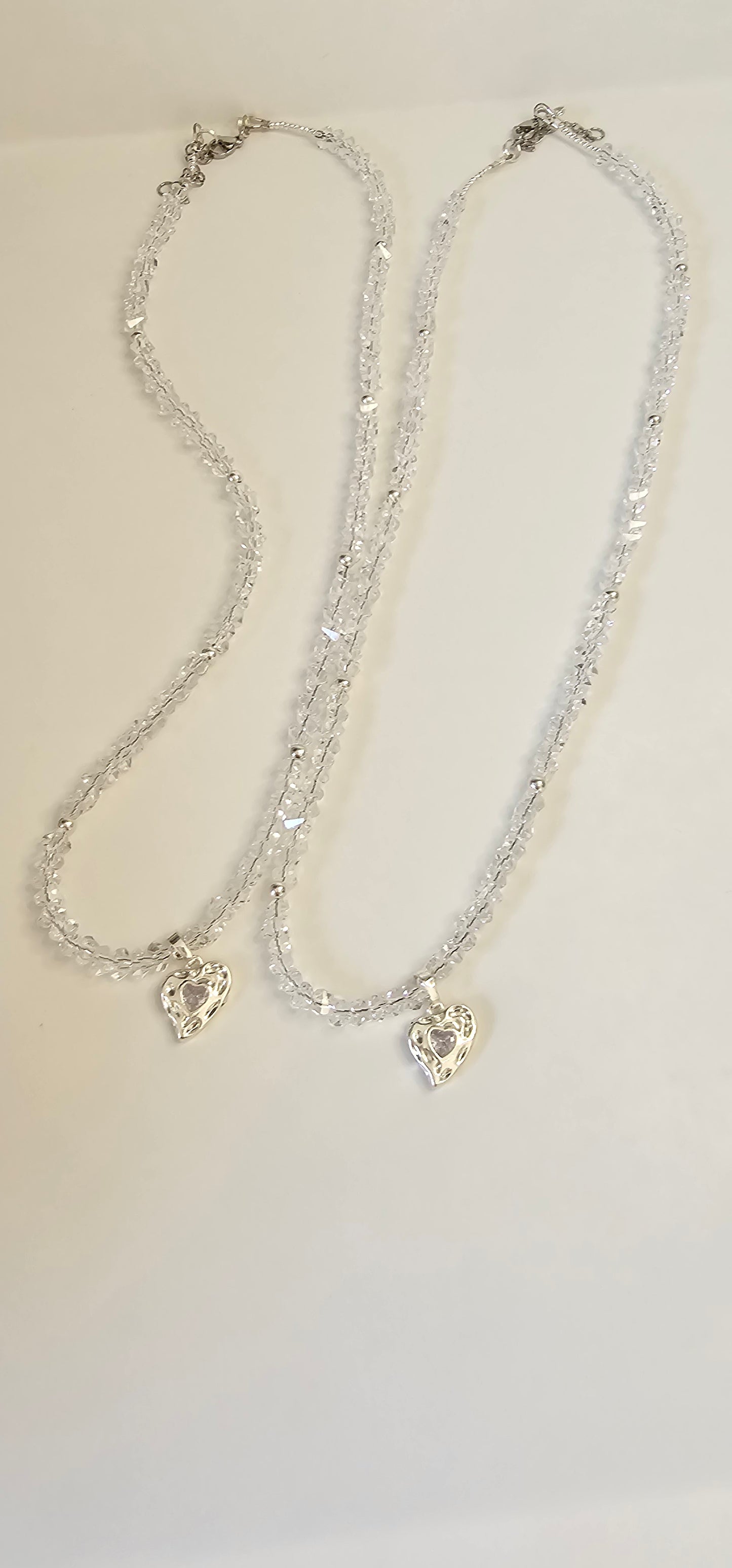 Clear Hearted necklace