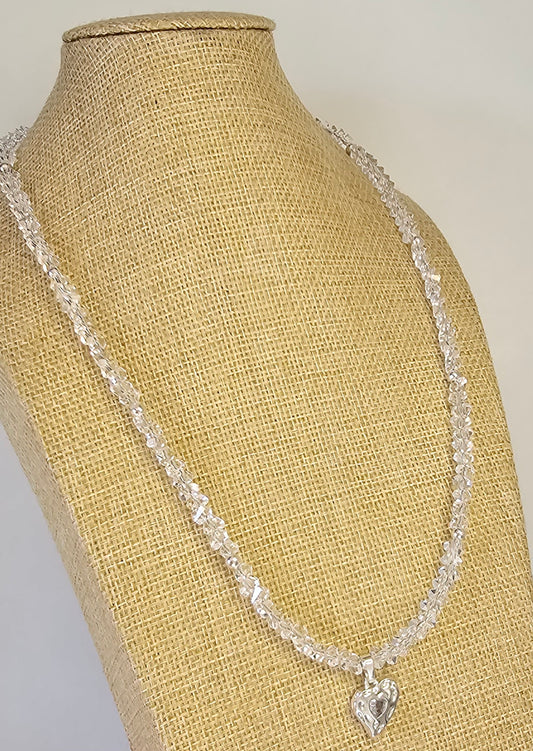 Clear Hearted necklace